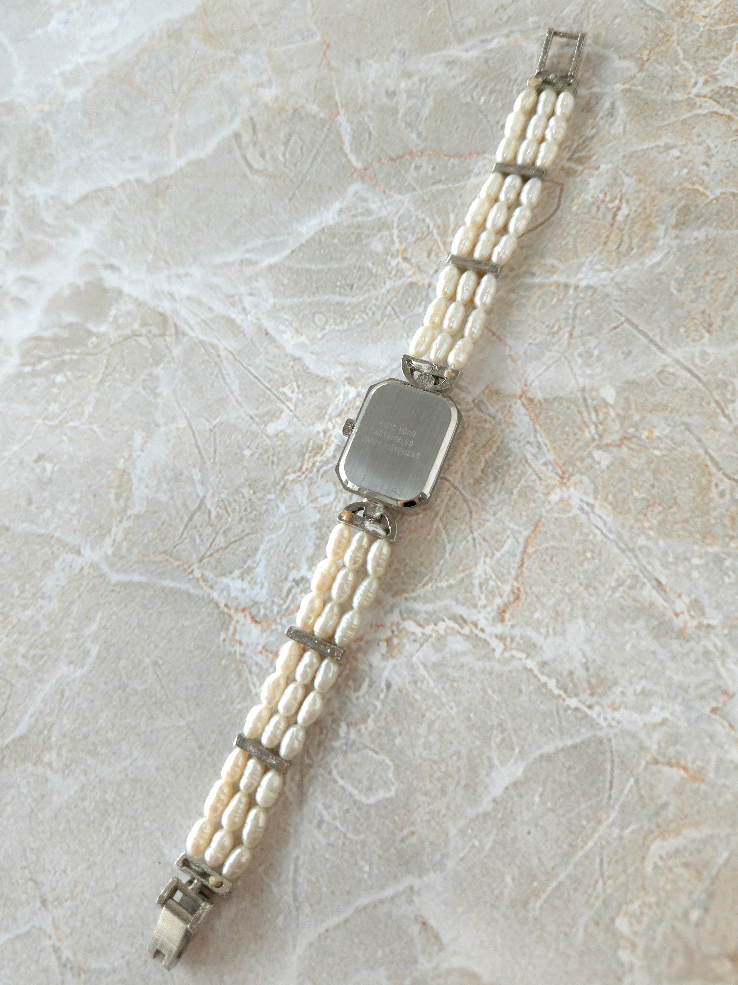 Opaline Mosaic Pearl Bracelet Quartz Watch