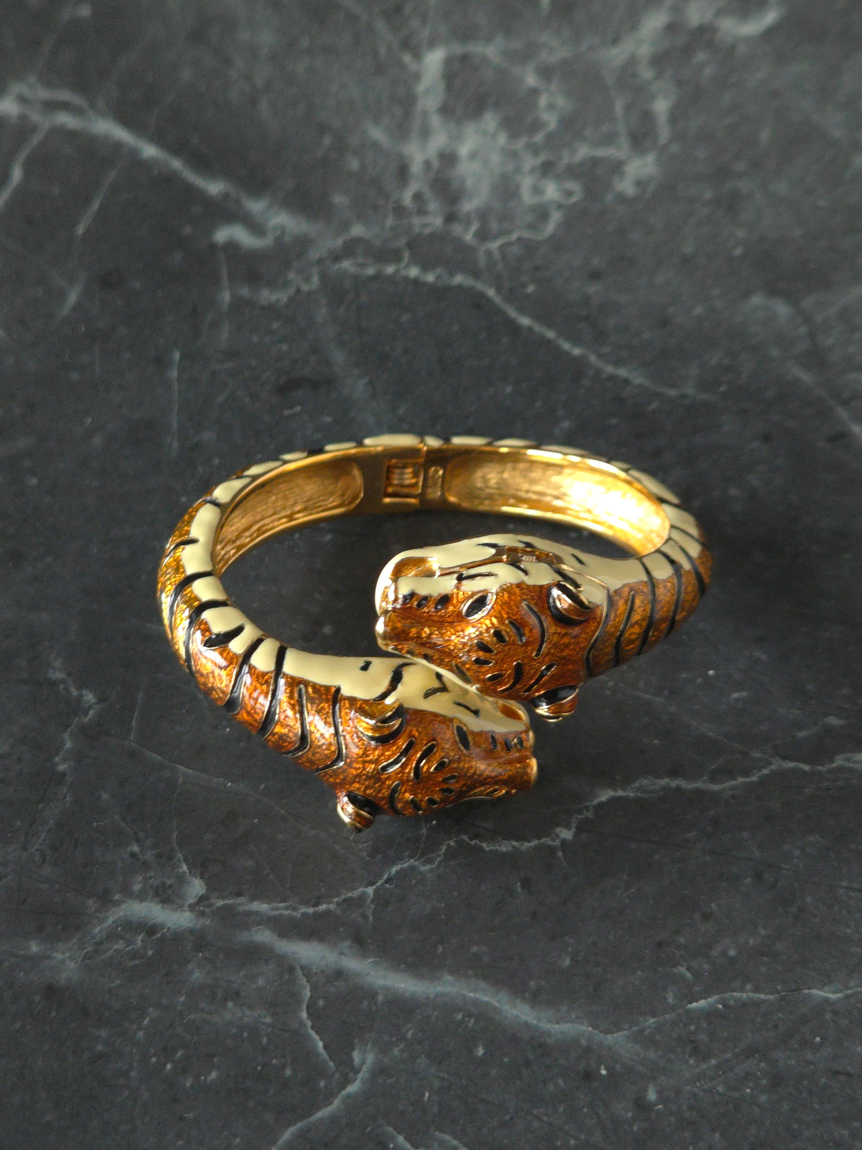 KJL Tiger Wrap Bangle Quartz Watch