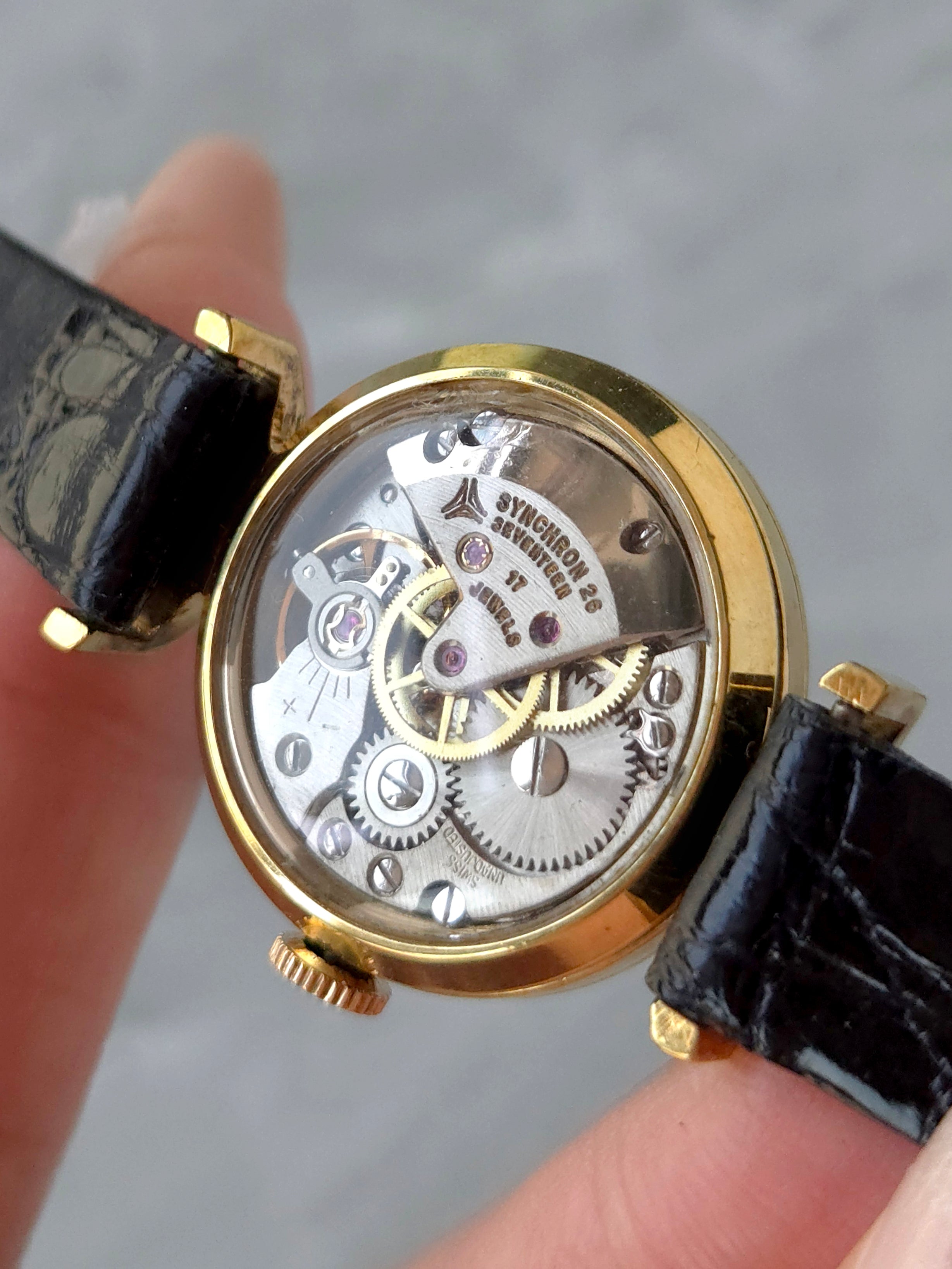 Rare Vintage Orel Cocktail Swiss Mechanical Kaleidoscope Dial Watch