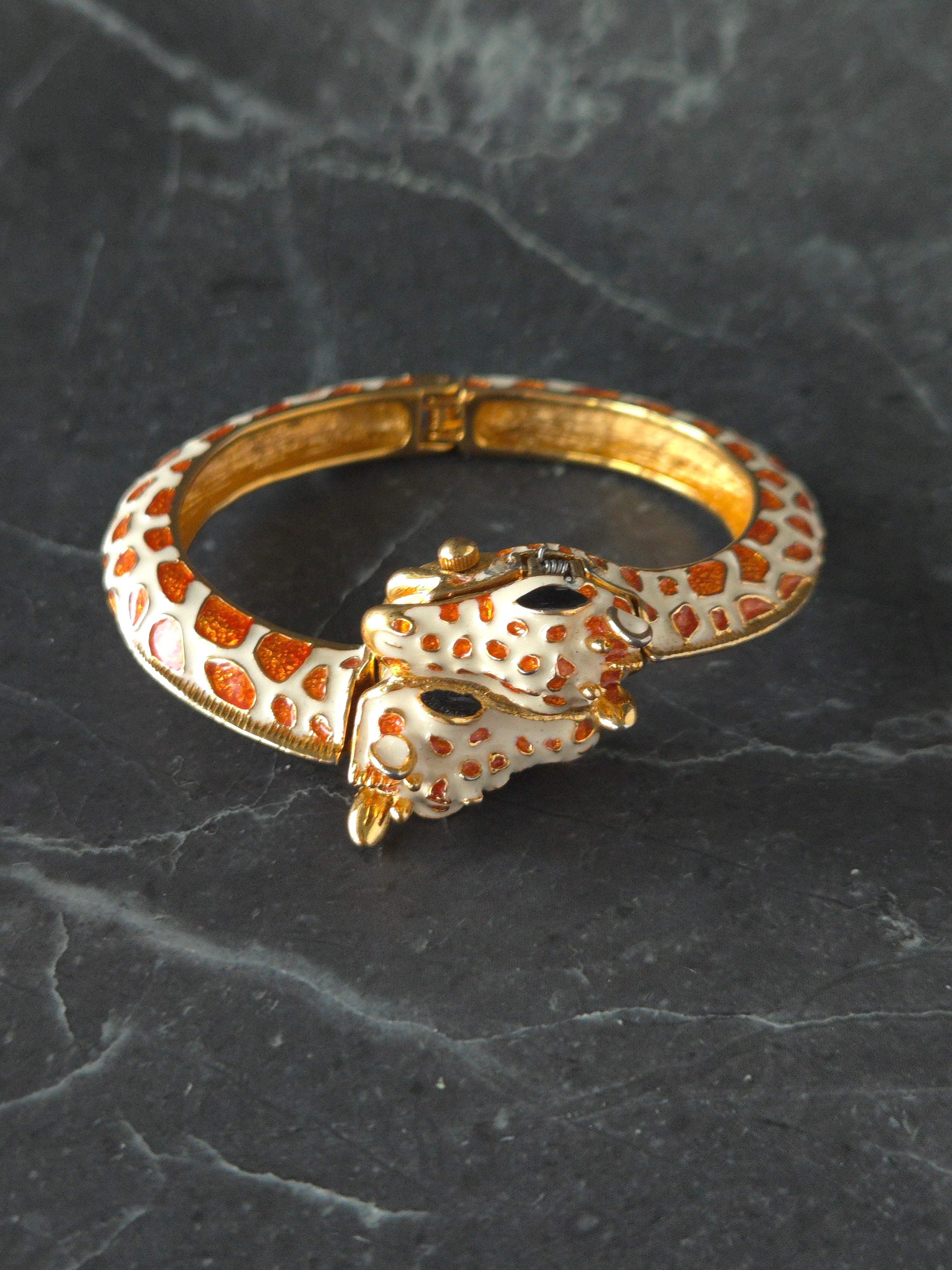 KJL Giraffe Hinge Bangle Quartz Watch