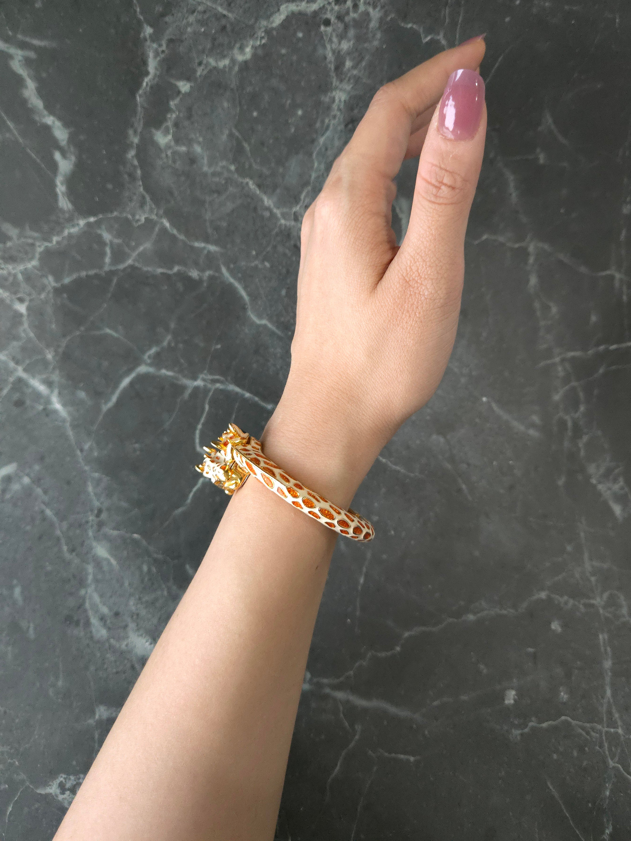KJL Giraffe Hinge Bangle Quartz Watch