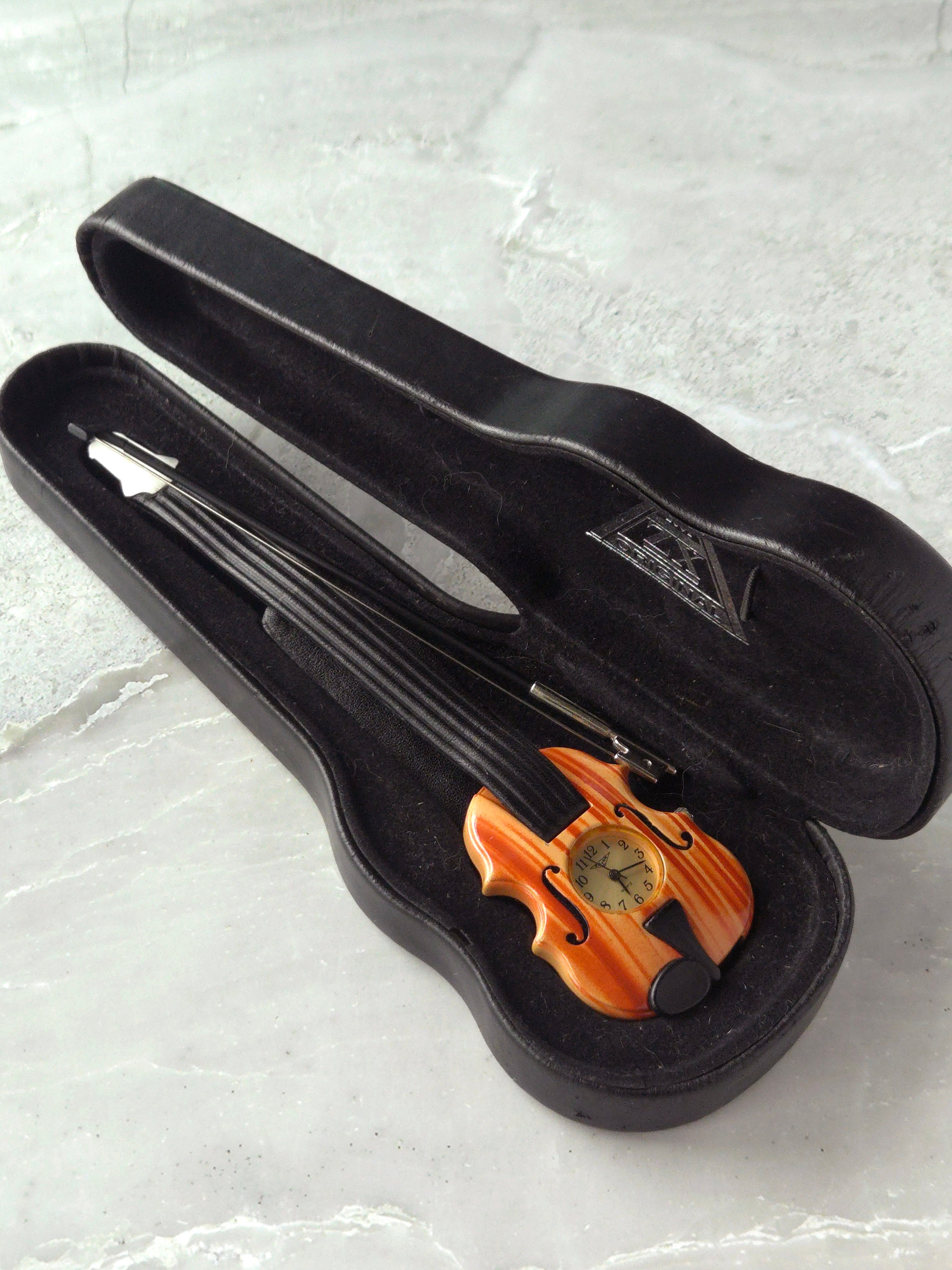 Vintage Violin Case Watch