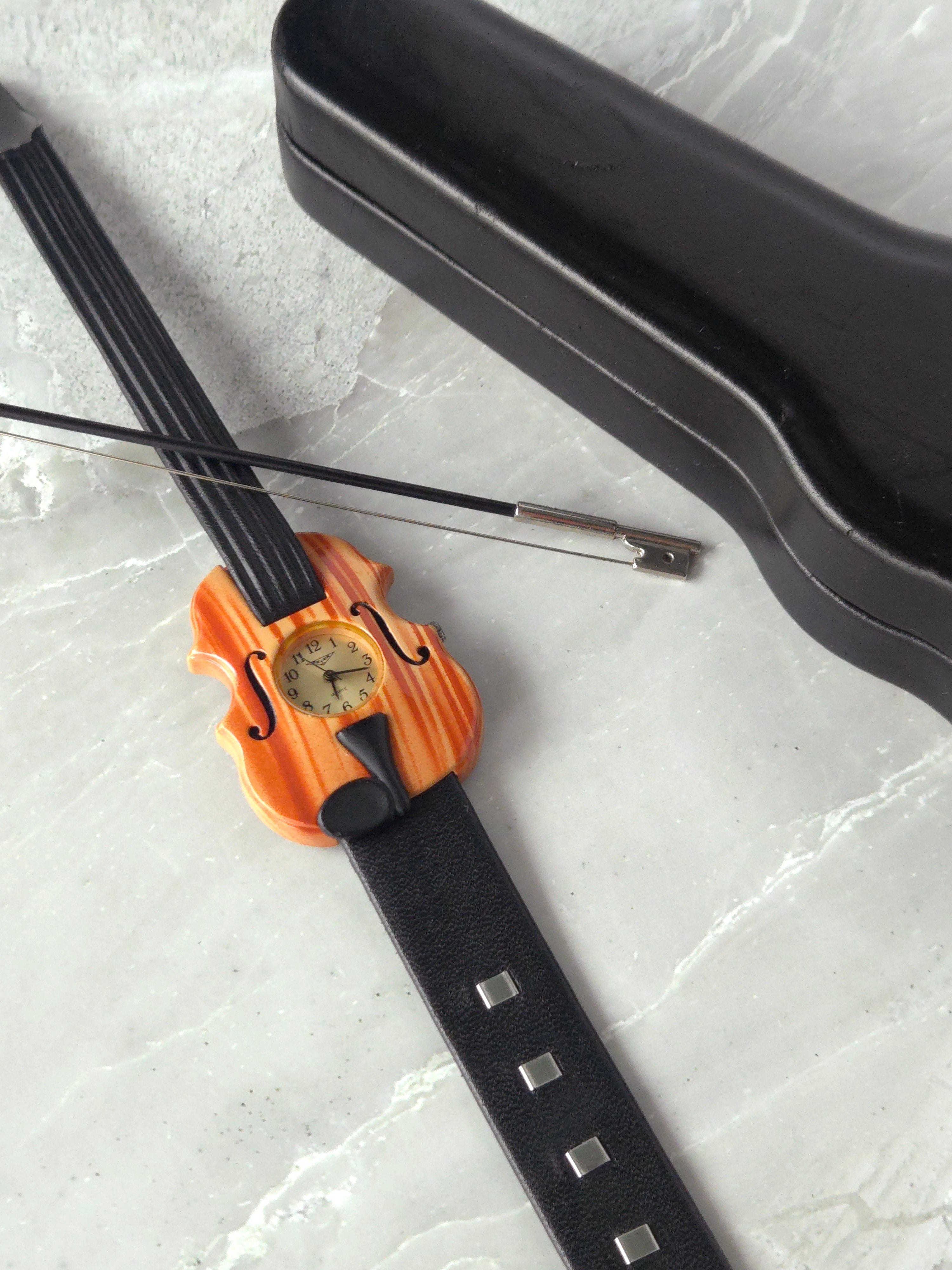 Vintage Violin Case Watch